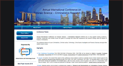 Desktop Screenshot of forensci-conf.org